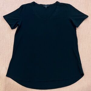 Theory Pima / modal Women's Black Short Sleeve Tee